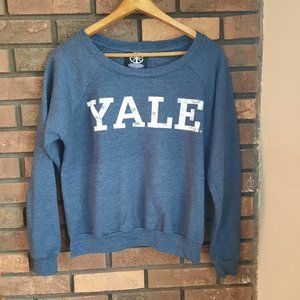 Recycled Karma YALE Crop Scoop neck Sweatshirt Women Size Small